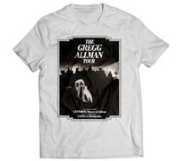 XKYYPOORWW Music Album T-Shirt The Allman Brothers Band Gregg Allman Tour ConcertGreyS