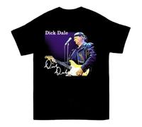 XKYYPOORWW Rare Dick Dale Guitar Gift For Fan Unisex T-shirtBlackXL