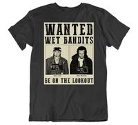 XKYYPOORWW Wet Bandits Home Alone Funny Joe Pesci Fan Parody T ShirtBlack3XL