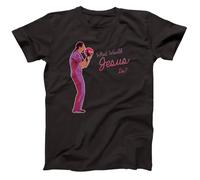 XKYYPOORWW What Would Jesus Do T-Shirt 100% Cotton The Dude LebowskiBlackS