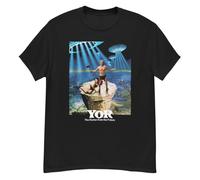 XKYYPOORWW Yor The Hunter from The Future (1983) t-shirtBlack3XL