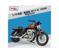(XL 1200N 2007) Maisto 1:18 Harley Davidson Sportster Iron 883 Aleación Motocicleta Clásica