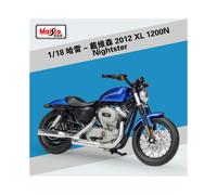 (XL 1200N 2012) Maisto 1:18 Harley Davidson Sportster Iron 883 Aleación Motocicleta Clásica