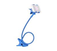 (XL, 6) Universal Phone Holder Adjustable Gooseneck Stand 360 Rotation Aluminum Alloy Base for Hands Free Watching Movies Reading in Bed
