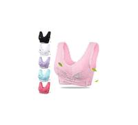 (XL, Black White) Cara Lift Bra For Women Set Of 2 Seamless Lift Bras, Cross Front Tight CY