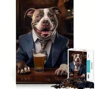 XL Bully in The PU Rompecabezas de 1000 Piezas para Adultos Juego Que estimula la Mente Superficie Lisa y sin Rebabas Un pasatiempo Fascinante para los Momentos de Ocio (50x75cm)