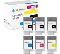 XL-Ink Compatible con Canon PFI-107 (2 MBK/BK/C/M/Y) Pack de 6