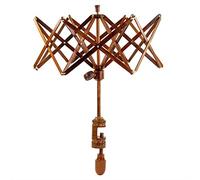 XL Nagina International - Bobinador de hilo Swift Umbrella de mesa, herramienta de tejer para líneas de bobinado rápido, cordones de hilos y fibra (palisandro, XL)