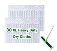 XL - Paño de barrido seco resistente para trapeador Swiffer Sweeper XL, recambios de paño seco desechables XL, repuestos de almohadilla seca XL para pelo de mascotas, paños secos extra grandes para