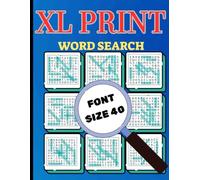 XL PRINT WORD SEARCH: FONT SIZE 40
