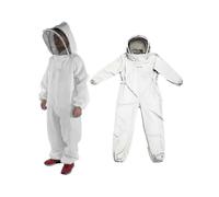 (XL)Professional Beekeeper Suit Bee Keeping All Body Hooded Beekeeping Coat New