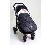 XL TOO - Forro térmico Sherpa de forro polar, color negro y crema