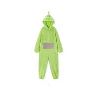 (XL-Verde) Disfraz de Teletubbies, mono de felpa para adultos, hombre y mujer, pijama con capucha de