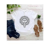 (XL,white)Sing Me A Song of A Lass That Is Gone T Shirt Outlander Book Series Shirt Jamie Fraser T-Shirt Women Graphic Tee Casual Tops
