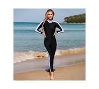 (XL)Womens Long Sleeve Swimwear with Padded Bra - Quick-Dry Tummy Control Swimsuit for Snorkeling, Surfing, Diving & Spa _c