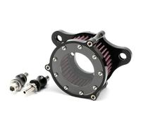 Xl883 1200 X48 - Conjunto de filtro de aire para motocicleta, kit de admisión de rendimiento de aluminio con filtro de visión clara y accesorios de montaje