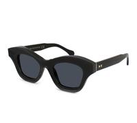 XLAB Mujer SKIATHOS Gafas de sol Acetato Negro Fumar Cuadrada Polarizado