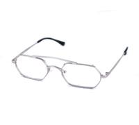 XLAB Unisex Honsu Montature da vista Metal Oro Geométrico Antirreflejo Antirreflejo