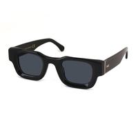 XLAB Unisex XLAB Komodo Gafas de sol Acetato Tortuga Azul claro Cuadrada Sombreado