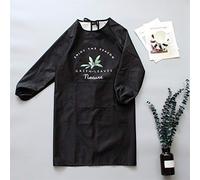 Xlaboratorio - Delantal con mangas para padres y niños, resistente al agua, antiaceite, con bolsillo, delantal de cocina, Motiv-a., Erwachsene Größe (nur 1 Stück)