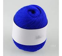 XLANDALYUEFA Hilo Fino de Lana Cachemira 50 g y 450 m for Tejer a Mano(41 Dark Diamond Blue)