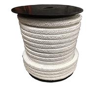 XLANDALYUEFA Junta de Cuerda de Fibra cerámica, For Estufa, Caldera, Horno, Junta, Trenza Cuadrada, Alta Temperatura, 22x22mm a 50x50mm(30x30/mm*1m)