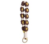XLANDALYUEFA Llavero, Llaveros de Pulsera macramé, 8 Uds., cordón Flores Margarita Ganchillo, Correa muñeca antipérdida for teléfono, Bolsa Tejer Hecha a Mano(Color1)