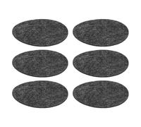 XLANDALYUEFA Posavasos de Fieltro, 24 Piezas, Redondos, absorbentes, Resistentes al Calor, manteles Individuales Protectores Mesa for Bebidas, Muebles Madera, cafetería, hogar