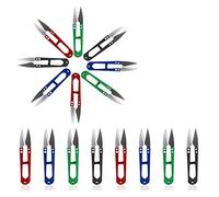 XLANDALYUEFA Tijeras para Manualidades, Mini Tijeras de Acero Inoxidable en Forma U, 2 uds., for Corte Hilo Pescar y Accesorios artesanales