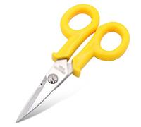 XLANDALYUEFA Tijeras para Manualidades, Tijeras artesanales, Tijeras for Cables de Acero Inoxidable con Mango Hierro, Herramientas reparación Electricista, Herramienta Manual