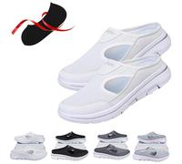 XLATD Elsvia - Zapatos ortopédicos para hombre, sandalias deportivas cómodas y transpirables (blanco, 11)