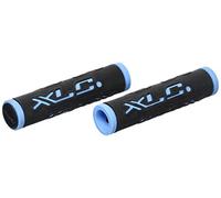 XLC 125 Mm, Negro/Azul Juego de puños Doble Color, Unisex Adulto