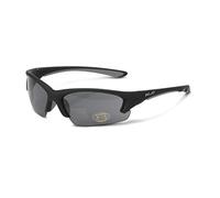 XLC 2500157500 Gafas de Sol Fiji SG-C08, Unisex, Negro-Negro Mate
