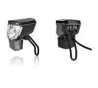 XLC 2500225064 Faros dínamo CL-D08, Adultos Unisex, Negro, Unisize