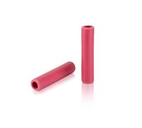 XLC 2501581015 Puños de Silicona GR-S31, Unisex, Rojo, Talla única