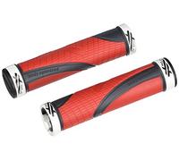 XLC 2501585756 Puños Deportivos bo GR-S23, Unisex, Rojo y Gris