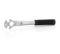 XLC Llave de pedales TO-S21 negro-plata universal