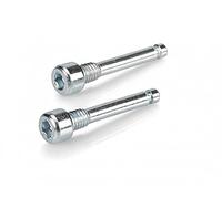 Xlc Bp-x05 Juego de Tornillos de Montaje M4 x 22 (par), Adultos Unisex, Plata, 22 mm