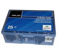 XLC Zapatas de freno BS-V01 para V-Brake 25 pares - Embalaje de taller negro universal