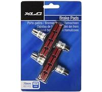 XLC BS-V01 Set 4 Zapatas V-Brake 70 MM Negro/Rojo