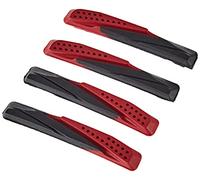 XLC Kit 4 gomas para zapatas V-Brake BS-X02 72 mm Negro/Rojo Unisex Talla única
