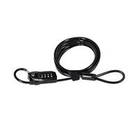 XLC Comb.Coil Cable Lock Hanibal doublel.Ø4,8x2500