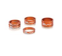 XLC Lenkkopferweiterung A-Head Spacer-Set As-a02 3x5/1x10/1x15 Mm 1 1/8 Zoll - Extensión del Cabezal de dirección Unisex Adulto