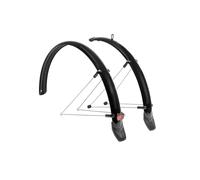 XLC MG-F03 Juego Guardabarros 26 58mm C/REFL Guardapolvos, Sport, Negro (Negro), Talla Única