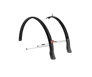 XLC MG-F05 JUEGO GUARDABARROS 28 46mm NEGRO C/REFL