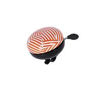 XLC Mingun DD-M09 Stripes - Campana para Bicicleta (83 mm de diámetro, 1 Unidad), Color Naranja y Blanco