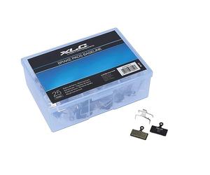 XLC Pastillas Freno Disco ShimanoBR-M985 Caja de Taller, con 25 Set, Baseline