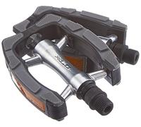 XLC PD-C07 PEDALES CONFORT ALUMINIO NEGRO/PLATA/GR