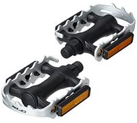 XLC PD-M01 PEDAL MTB/ATB EJE DE BORON NEGRO/PLATA