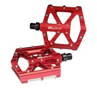 XLC Pd-m12 Pedales Dirt Downhill Enduro Plano Rojo Anodizado Shimano - Nuevo